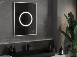 Mexen Koga подсветено огледало за баня 60 x 80 см, LED 6000K, анти-мъгла