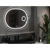 Mexen Umba осветено огледало за баня с козметично огледало 100 x 80 см, LED 6000K,