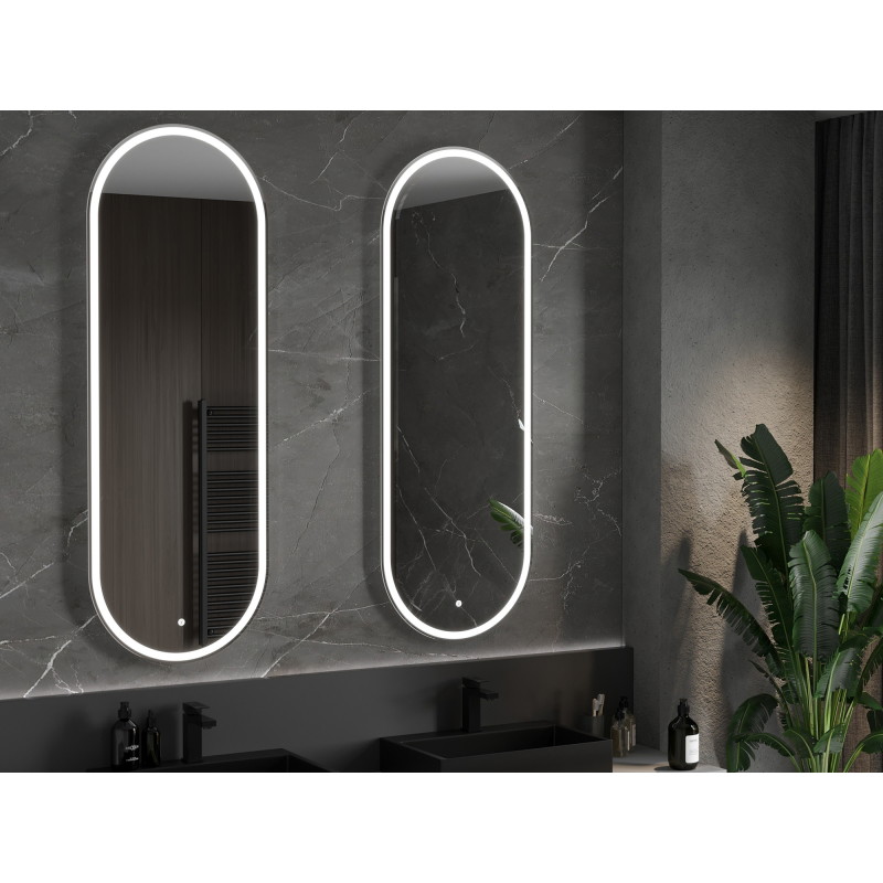 Mexen Bono Огледало за баня с подсветка 55 x 155 cm, LED 6000K, антизамъгляване