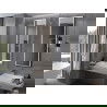 Mexen Coro осветено огледало за баня 50 x 150 см, LED 6000K, антифог, черна рамка - 9817-050-150-611-70