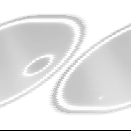 Mexen Umba осветено огледало за баня с козметично огледалце 80 x 60 см, LED 6000K,