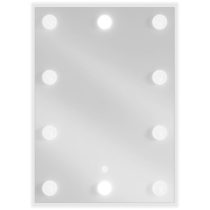 Mexen Dona осветено огледало за баня 50 x 70 см, LED 6000K, анти-пара - 9818-050-070-611-00