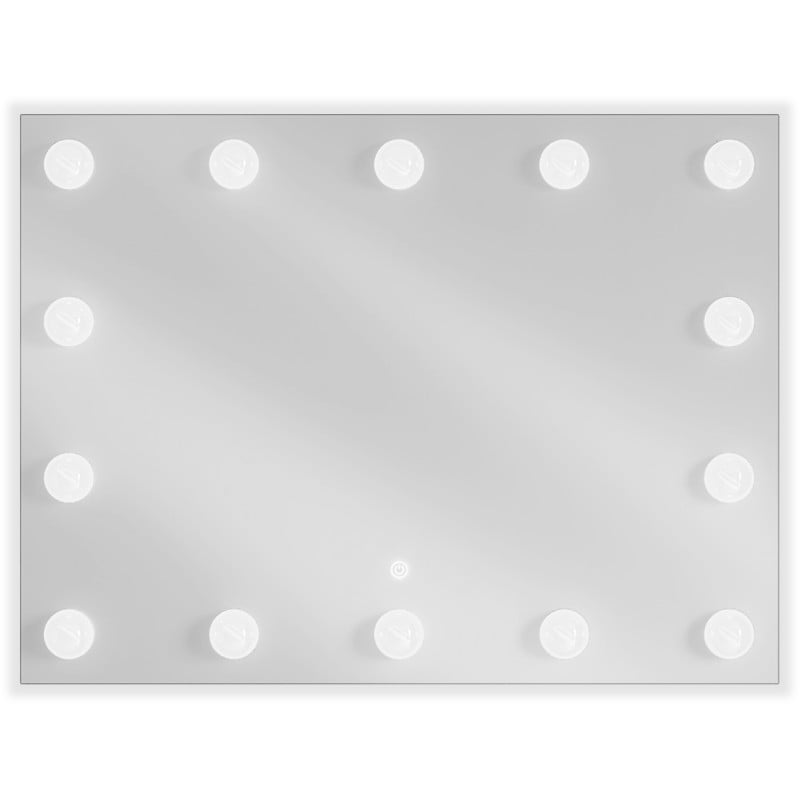Mexen Dona осветено огледало за баня 80 x 60 см, LED 6000K, анти-пара - 9818-080-060-611-00