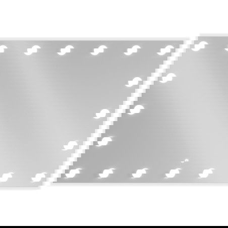 Mexen Dona огледало за баня с осветление 120 x 80 cm, LED 6000K, антифог - 9818-120-080-611-00