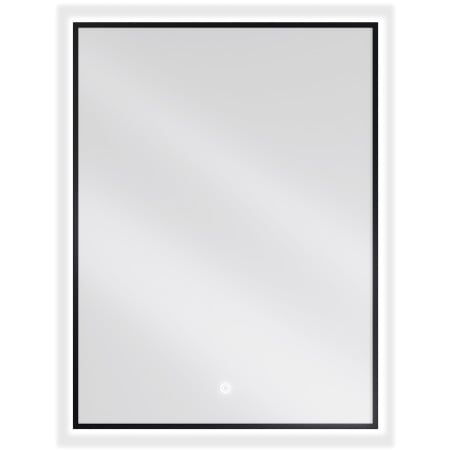 Mexen Erma огледало за баня с подсветка 60 x 80 см, LED 6000K, против пара, черна рамка - 9814-060-080-611-70