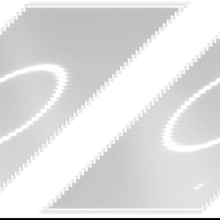 Люстра Mexen Koga за баня с подсветка 60 x 80 см, LED 6000K, антипара - 9821-060-080-611-00