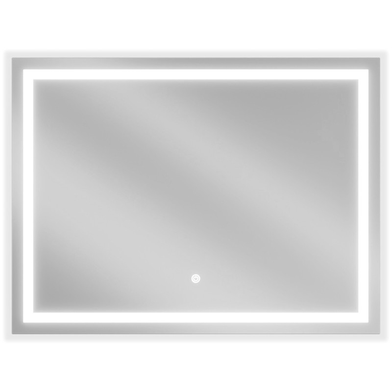 Mexen Miko осветено огледало за баня 80 x 60 см, LED 6000K, антипара - 9819-080-060-611-00