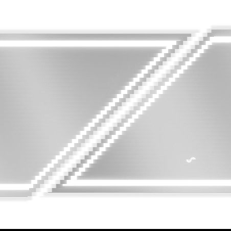 Mexen Miko осветено огледало за баня 80 x 60 см, LED 6000K, анти-пара - 9819-080-060-611-00
