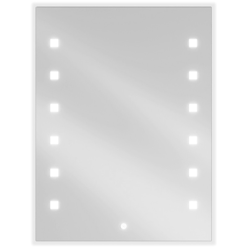 Mexen Ner осветено баняно огледало 60 x 80 см, LED 6000K, анти-пара - 9809-060-080-611-00