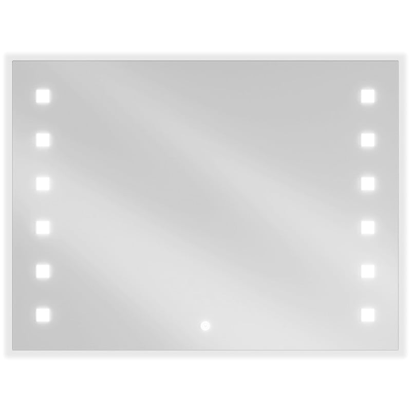 Mexen Ner огледало за баня с осветление 80 x 60 см, LED 6000K, анти-пара - 9809-080-060-611-00