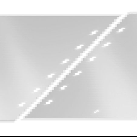 Mexen Ner огледало за баня с осветление 100 x 80 см, LED 6000K, антиоблачняващо - 9809-100-080-611-00