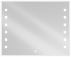 Mexen Ner осветено огледало за баня 100 x 80 см, LED 6000K, антиоблачно - 9809-100-080-611-00