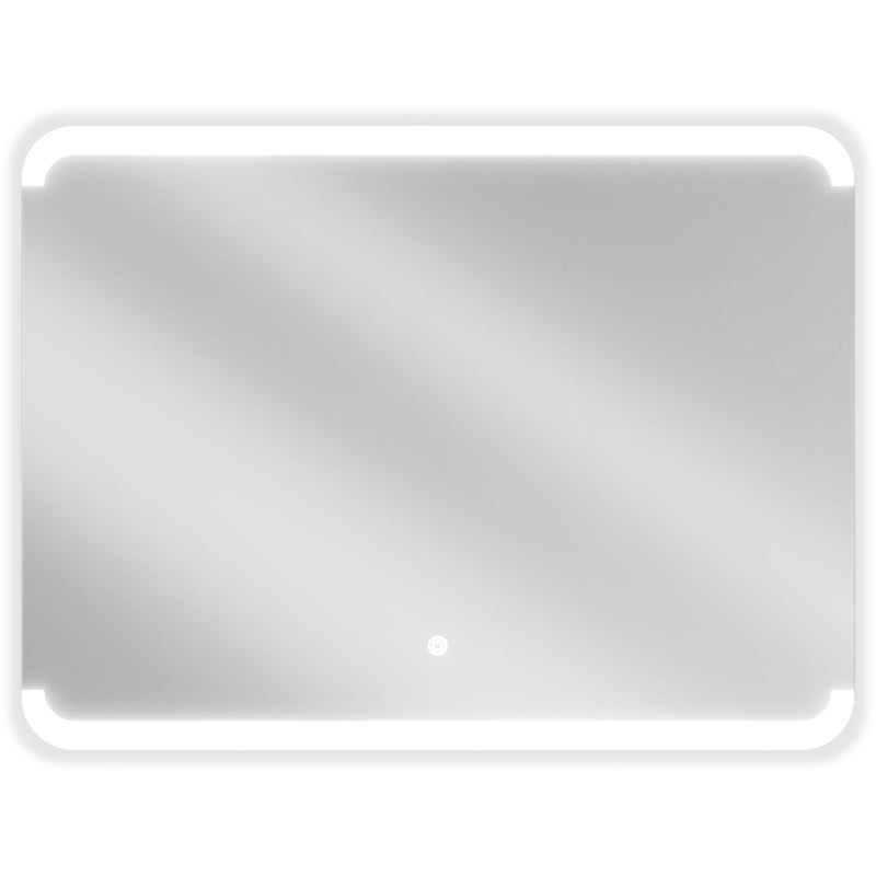 Mexen Nida огледало за баня с LED осветление 80 x 60 cm, LED 6000K, антизамъгляване - 9806-080-060-611-00