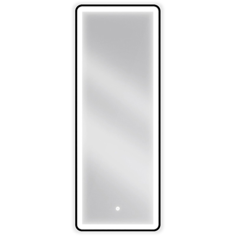 Mexen Coro огледало за баня с подсветка 45 x 120 см, LED 6000K, антипара, черна