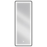 Mexen Coro огледало за баня с подсветка 45 x 120 см, LED 6000K, антипара, черна