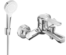Mexen Sabre R05 смесител за вана с душ комплект, хром - 7213R05-00