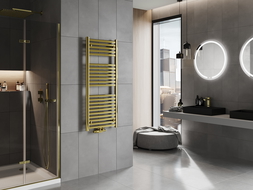 Mexen Hades баня радиатор 1200 x 500 mm, 450 W, златен - W104-1200-500-00-50