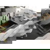 Mexen Mario гранитна мивка 2-коморна с кухненски кран Aster, черна - 6504-77-73450-70-B