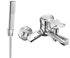 Mexen Sabre R72 смесител за вана с душ комплект, хром - 7213R72-00