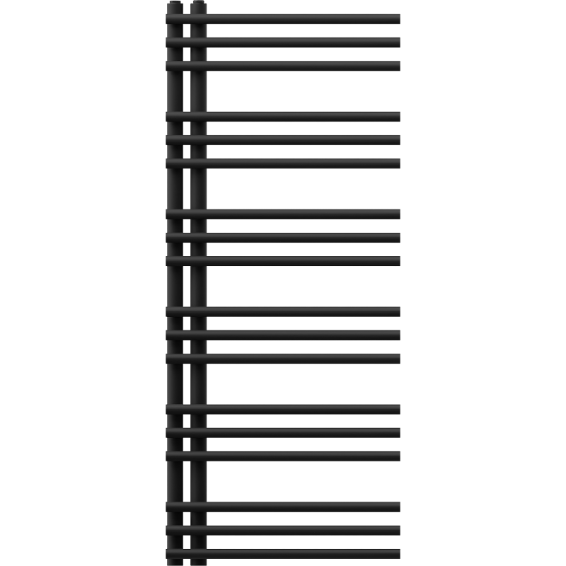 Mexen Neptun декоративен радиатор за баня 1200 x 500 mm, 456 W, черен - W101-1200-500-00-70