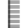 Mexen Neptun декоративен радиатор за баня 1200 x 500 mm, 456 W, черен - W101-1200-500-00-70