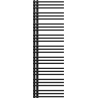 Mexen Neptun радиатор за баня 1600 x 500 мм, 662 W, черен - W101-1600-500-00-70