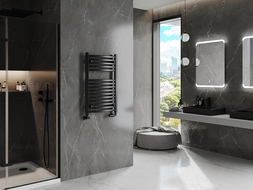 Mexen Helios баня радиатор 800 x 500 мм, 381 W, черен - W103-0800-500-00-70