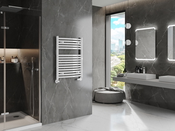 Mexen Helios баня радиатор 800 x 600 мм, 448 W, бял - W103-0800-600-00-20