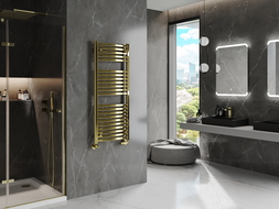 Mexen Helios баня радиатор 1200 x 500 мм, 448 W, златен - W103-1200-500-00-50