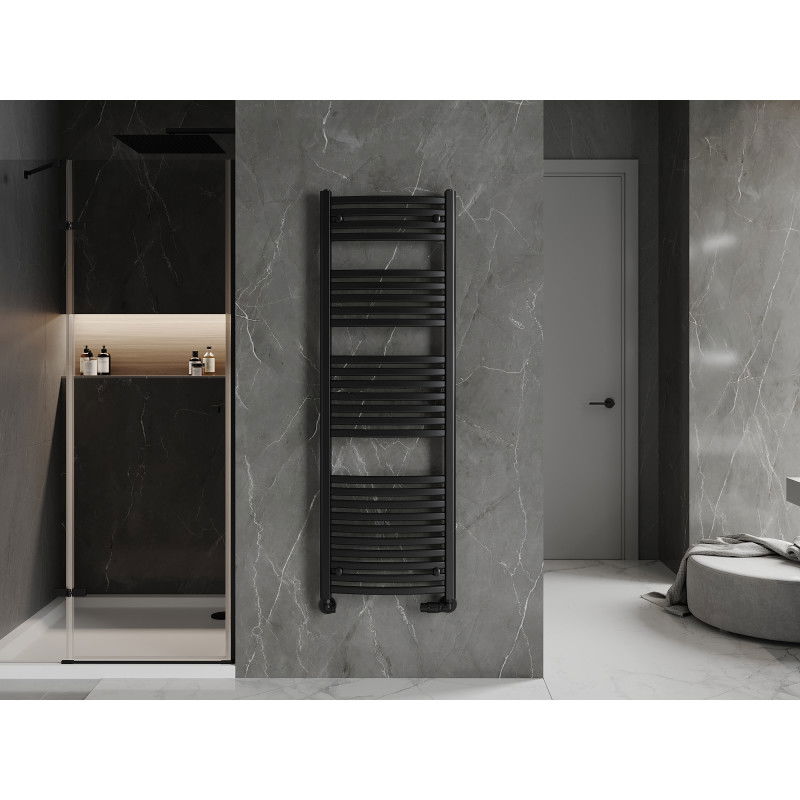 Mexen Helios радиатор за баня 1500 x 500 мм, 676 W, черен - W103-1500-500-00-70