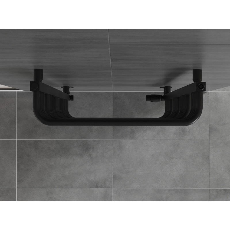 Mexen Apollo баня радиатор 660 x 550 mm, 386 W, черен - W117-0660-550-00-70