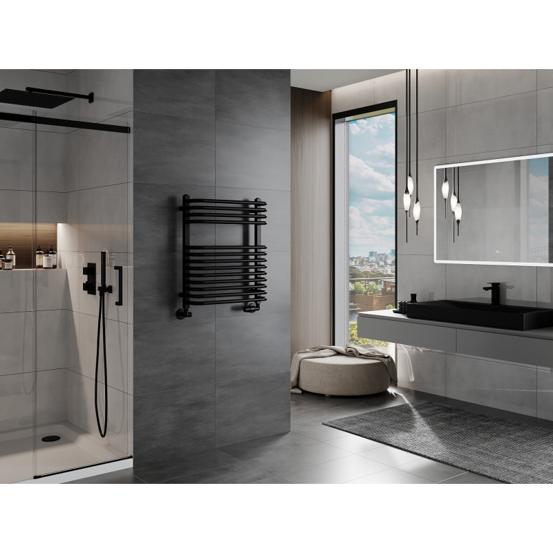Mexen Apollo баня радиатор 660 x 550 mm, 386 W, черен - W117-0660-550-00-70