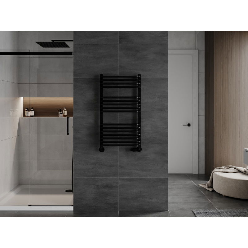 Mexen Apollo радиатор за баня 860 x 450 мм, 424 W, черен - W117-0860-450-00-70