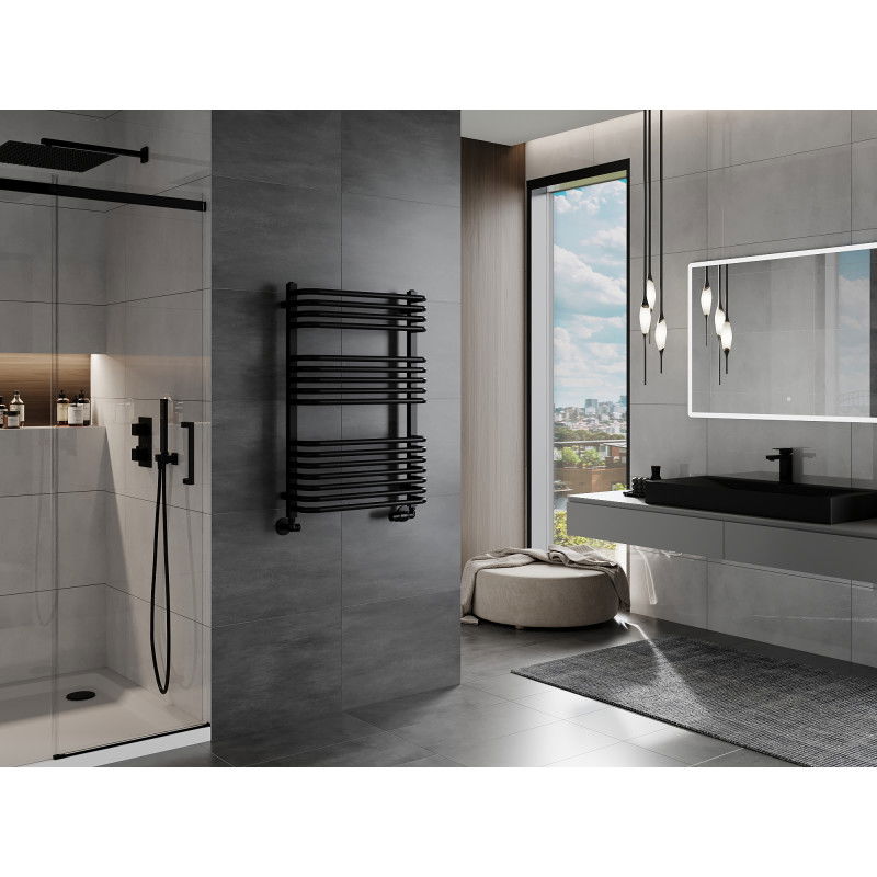 Mexen Apollo радиатор за баня 860 x 550 мм, 481 W, черен - W117-0860-550-00-70