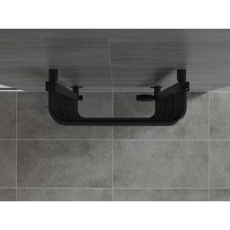 Mexen Apollo радиатор за баня 1210 x 450 мм, 566 W, черен - W117-1210-450-00-70