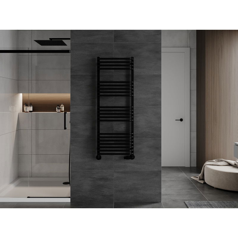 Mexen Apollo радиатор за баня 1210 x 450 мм, 566 W, черен - W117-1210-450-00-70