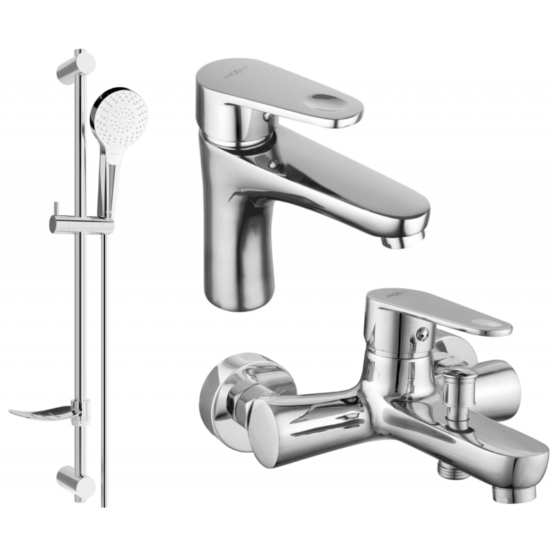 Mexen Kama DF05 комплект за вана, хром - 72503DF05-00
