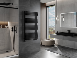 Mexen Apollo радиатор за баня 1210 x 650 mm, 713 W, черен - W117-1210-650-00-70