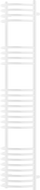 Mexen Eros баня радиатор 1600 x 318 мм, 551 W, бял - W112-1600-318-00-20