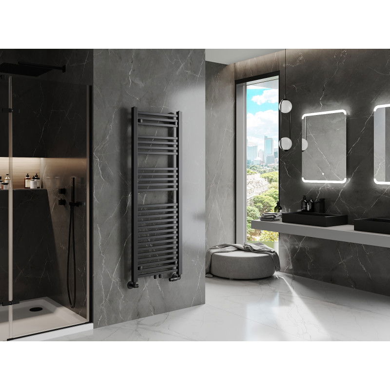 Mexen Pluton радиатор за баня 1450 x 500 мм, 721 W, черен - W106-1450-500-00-70