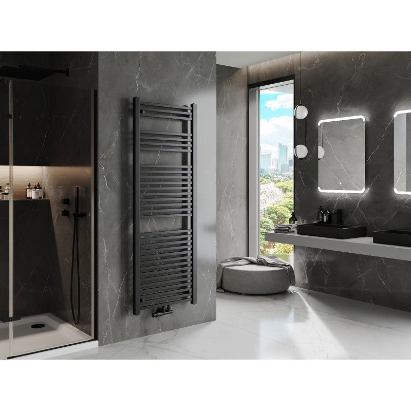 Mexen Pluton радиатор за баня 1700 x 600 мм, 991 W, черен - W106-1700-600-00-70