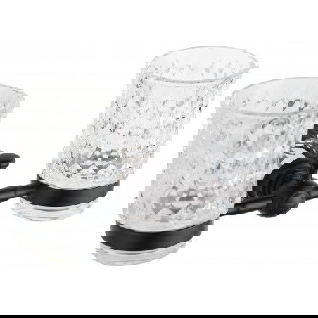 Mexen Estela двоен държач за четки за зъби, черен - 7011552-70