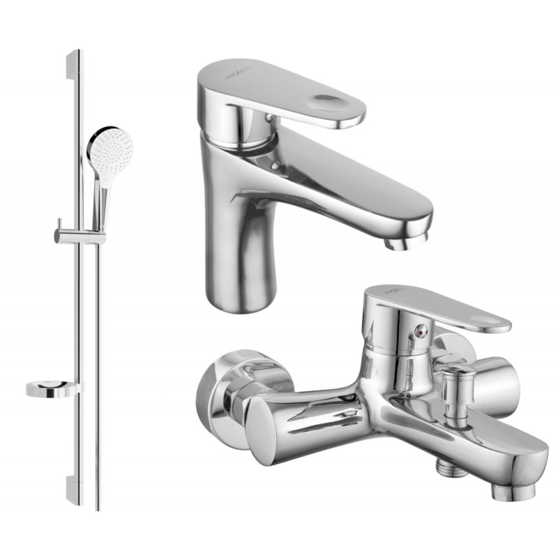 Mexen Kama DS05 комплект за баня, хром - 72503DS05-00