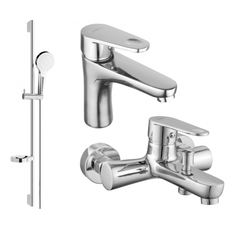 Mexen Kama DS05 комплект за вана, хром - 72503DS05-00
