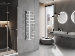 Mexen Kiso декоративен радиатор за баня 1250 x 500 мм, 256 W, бял - W114-1250-500-00-20