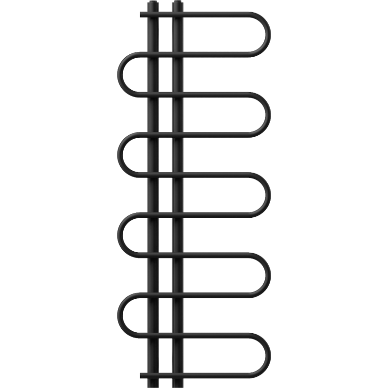 Mexen Kiso декоративен радиатор за баня 1250 x 500 мм, 256 W, черен - W114-1250-500-00-70