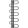 Mexen Kiso декоративен радиатор за баня 1250 x 500 мм, 256 W, черен - W114-1250-500-00-70