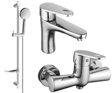 Mexen Kama DF75 комплект за душ, хром - 72504DF75-00