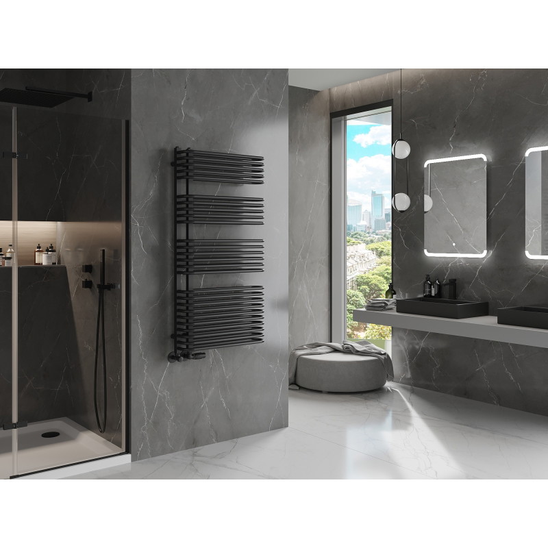 Mexen Amor радиатор за баня 1200 x 600 мм, 1083 W, черен - W120-1200-600-00-70
