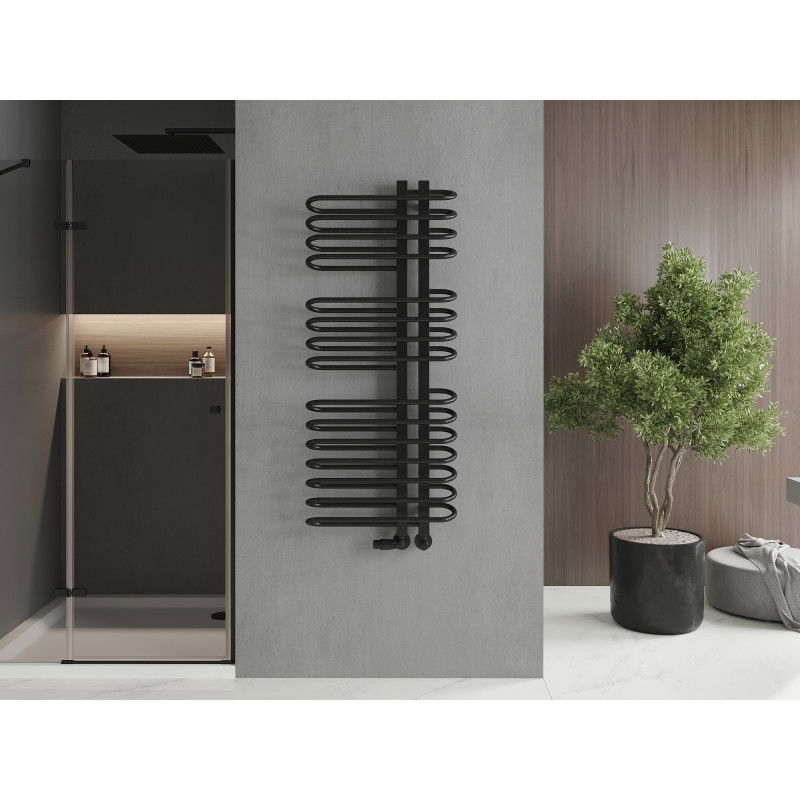 Mexen Ops радиатор за баня 1300 x 550 мм, 694 W, черен - W122-1300-550-00-70